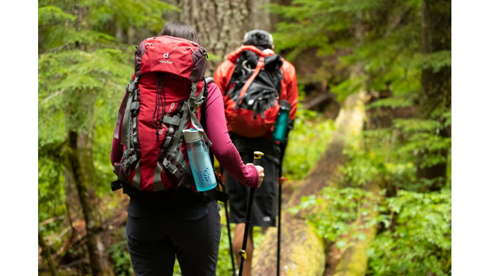 LifeStraw Go Water Bottle w/Filter Tritan Renew, Dark Teal, 22 oz, LGOTR22DT09