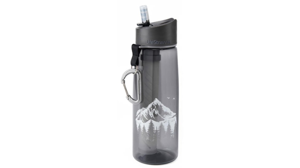 LifeStraw Go Water Filter, Mountain/Gray, LSG201MT08