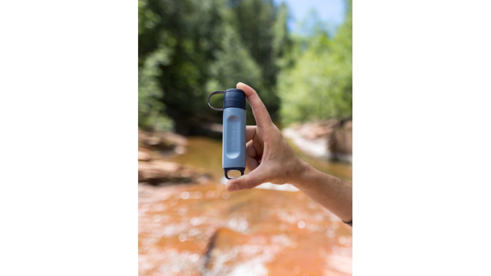 LifeStraw Peak Series Solo Water Filter, Mountain Blue, LSPSSOLBWW