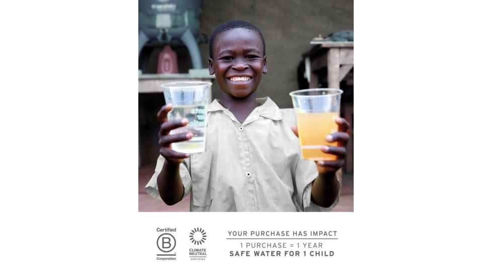 LifeStraw Peak Series Solo Water Filter, Mountain Blue, LSPSSOLBWW