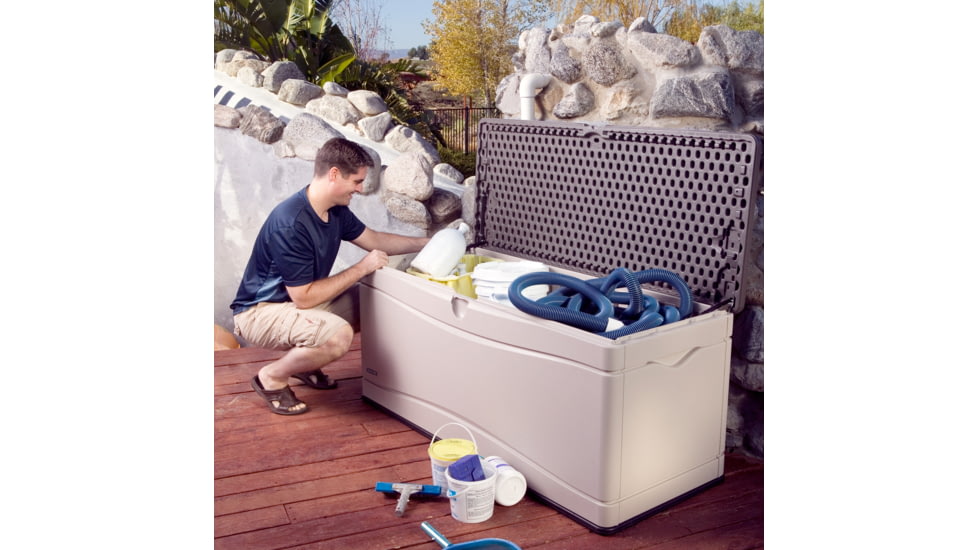 Lifetime Products 130 Gallon Outdoor Storage Deck Box