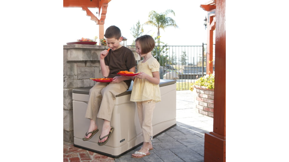 Lifetime Products 130 Gallon Outdoor Storage Deck Box