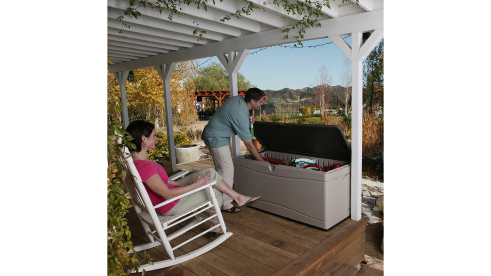 Lifetime Products 130 Gallon Outdoor Storage Deck Box