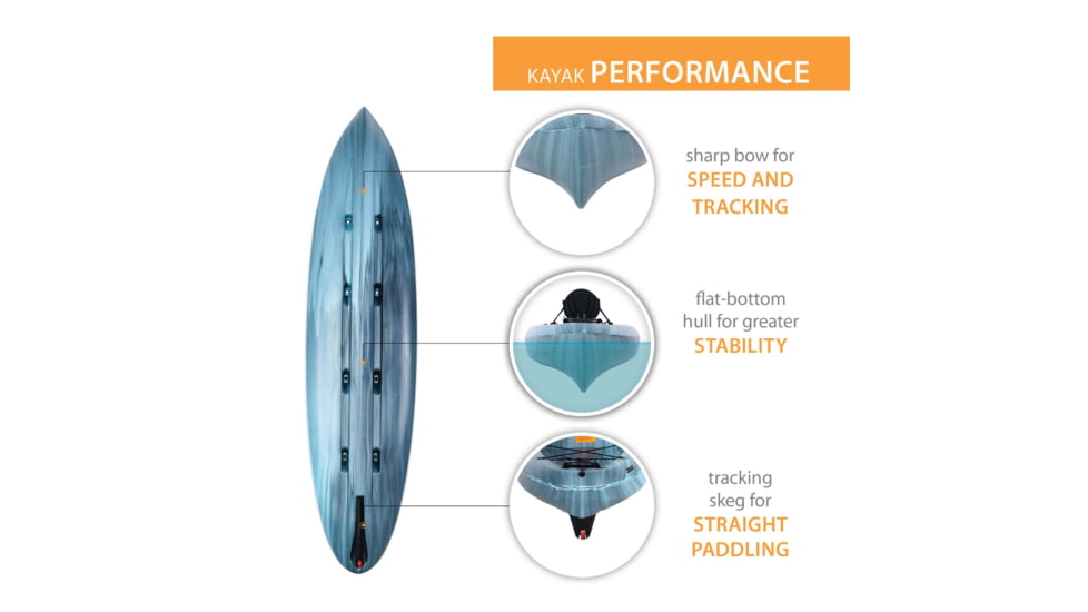 Lifetime Products Stealth 110 Sit-On-Top Kayak w/Paddle