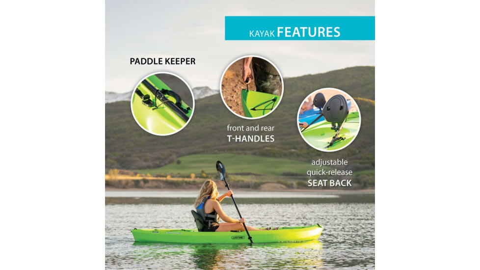 Lifetime Products Tahoma 100 Sit-On-Top Kayak w/Paddle