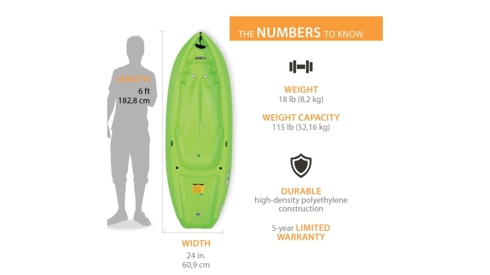 Lifetime Products Wave 60 Sit-On-Top Youth Kayak w/Paddle
