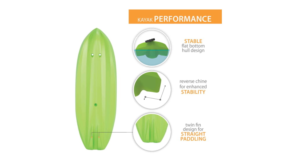 Lifetime Products Wave 60 Sit-On-Top Youth Kayak w/Paddle