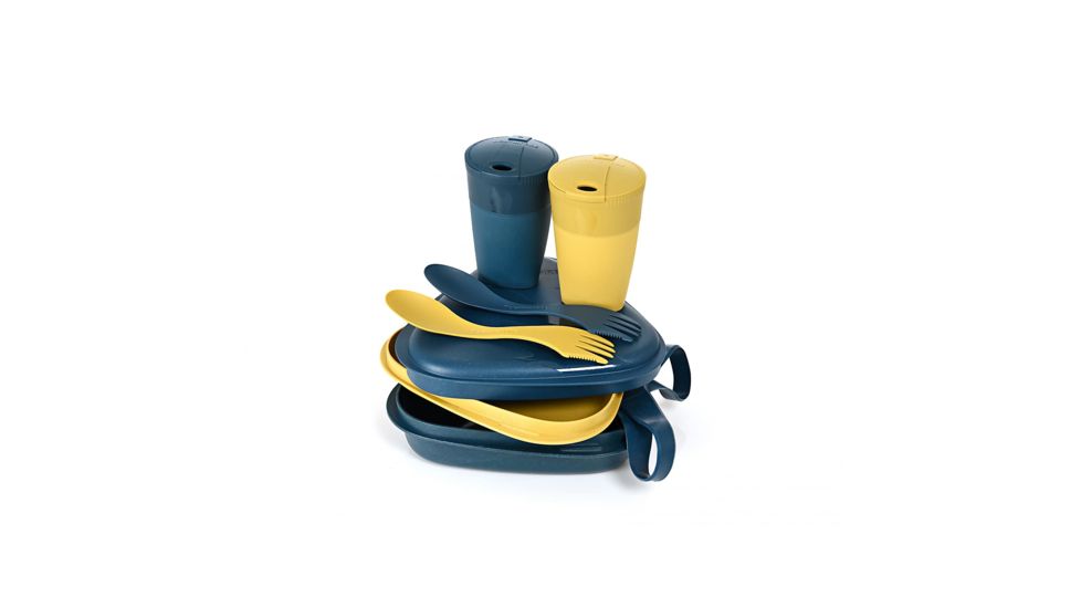 Light My Fire Packn Eat Kit for 2, MustyYellow/HazyBlue, LMF-2506811440