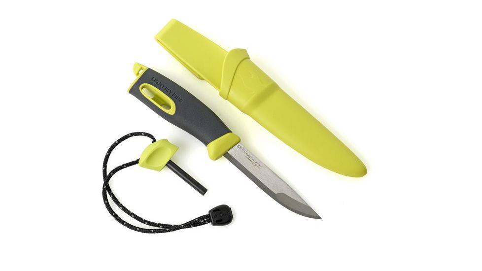 Swedish FireKnife with Intergrated Swedish Firesteel-Lime