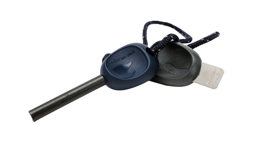 Light My Fire Swedish Firesteel Fire Starter, Scout, 2.0, Blue 172556