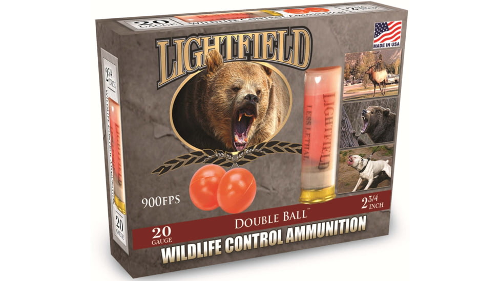 Lightfield Ammunition Lightfield 20ga 2-3/4 Double Ball 5-pack