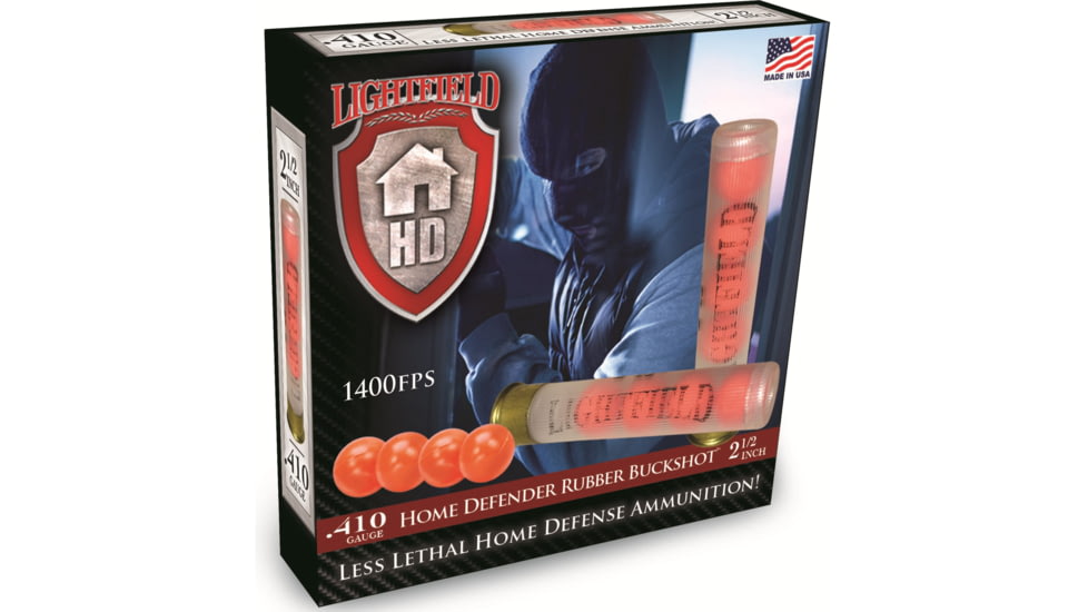 Lightfield Ammunition Lightfield .410 2-1/2 Four Ball Rubber Buck 5-pack
