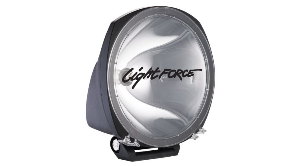 Lightforce Performance Lighting Genesis 210mm Driving Light,12/24V 70W Spotlight HID 5000K Chrome Bezel,Black,Single CBDL210H70