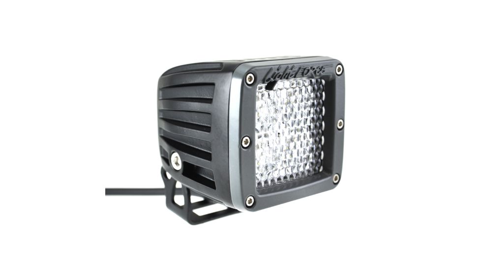 Lightforce Performance Lighting LED ROK40W flood (dispersive) beam 4x10W, Black CBROK40F
