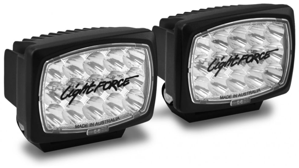 Lightforce Performance Lighting Striker LED Driving Lights pair inc. harness, DLSTRIKERLEDPK