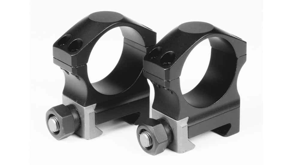 NightForce ULTRALITE 30mm Ring Set, High, Titanium/Alloy, 1.265, Black, Full-Size, A108