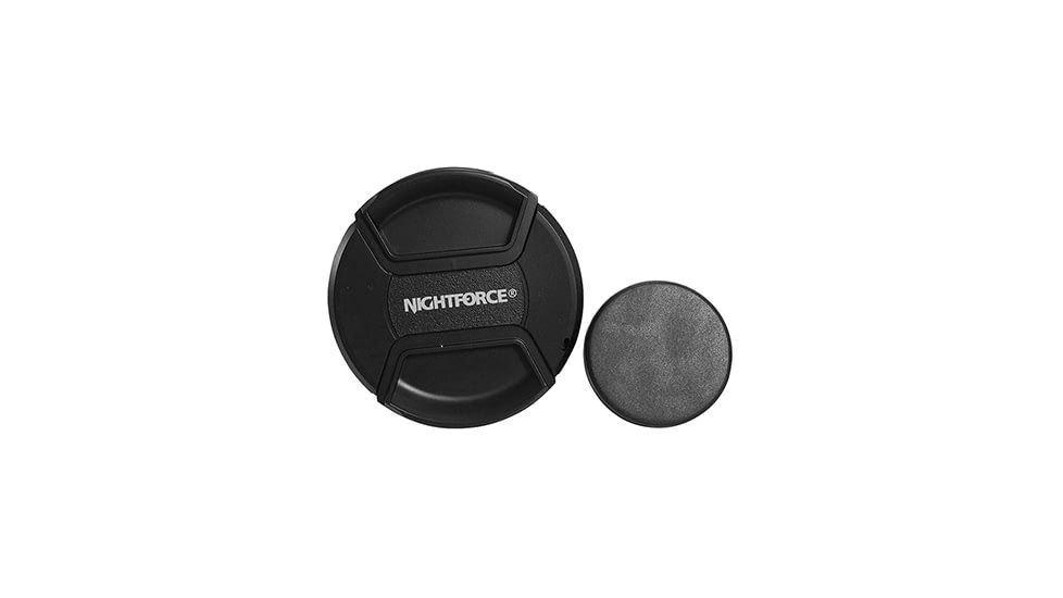 NightForce Lens Cap Set for the TS-82 Spotter, Black, Full-Size, A281