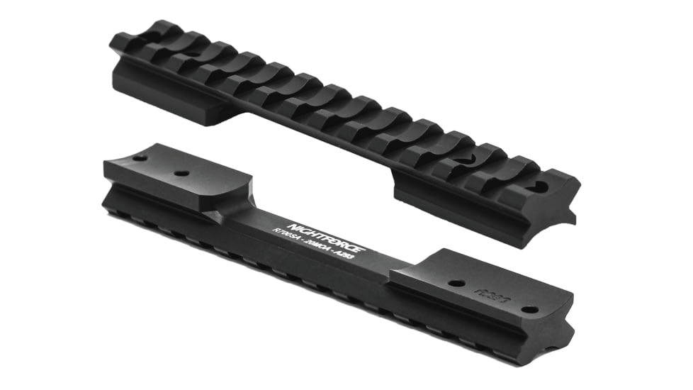 NightForce STND Win 70 WSM Duty Base, SA, 1913 Mil-Std, 0 MOA, Black, Full-Size, A334