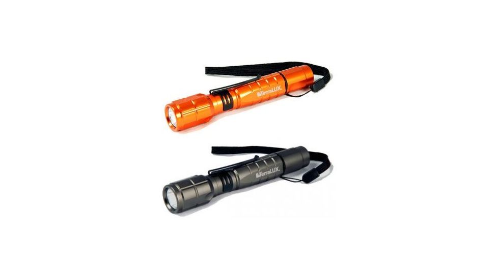 Lightstar 300 LED Flashlight, Orange, Titanium Gray