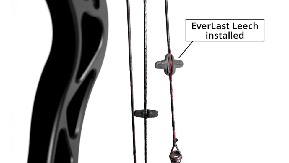 Limbsaver Everlast Bow String Leech, 2 Pack, Black, 3318