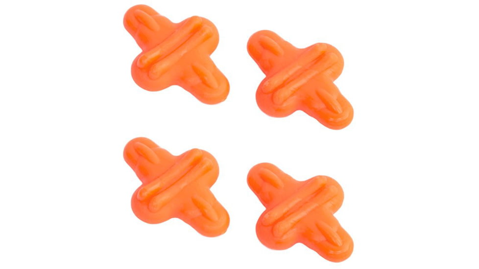 Limbsaver Everlast String Leech, 4 Pack, Orange, 3351
