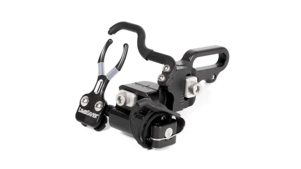 Limbsaver PT100 Full Capture Arrow Rest, R/H, Black/Silver 4791