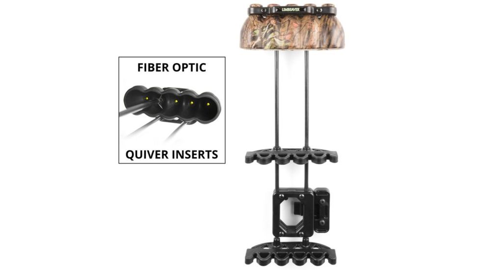 Limbsaver Silent Quiver 1 Pc w/Fiber Optic, Mossy Oak Infinity 4244