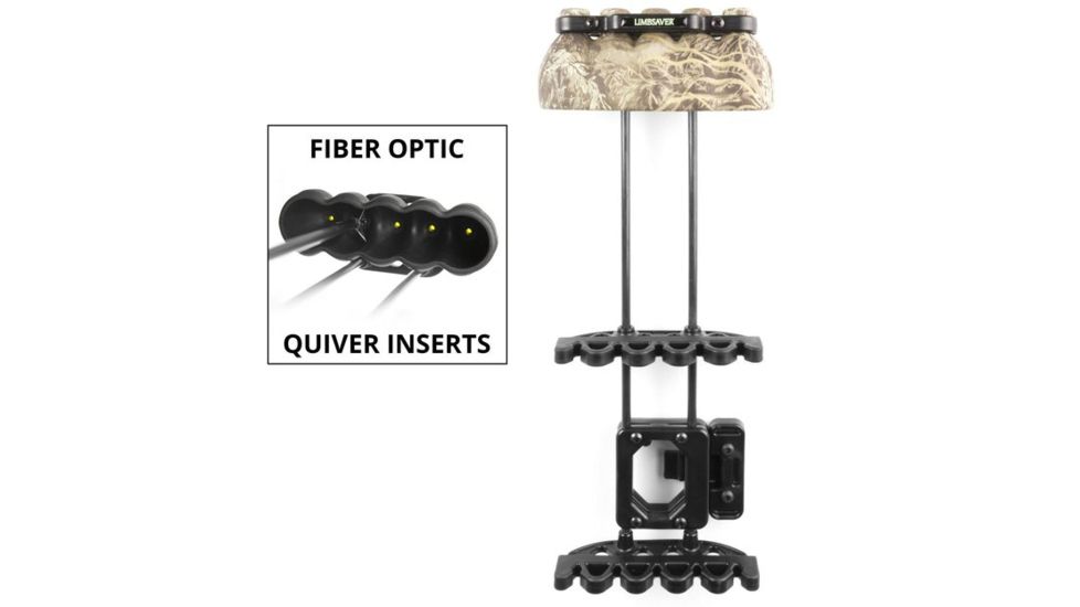 Limbsaver Silent Quiver 1 Pc w/Fiber Optic, Realtree Max 4248