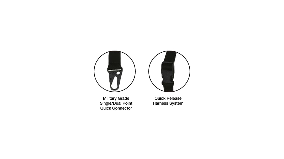 Limbsaver SW Tactical Single Point Sling Black, 12139