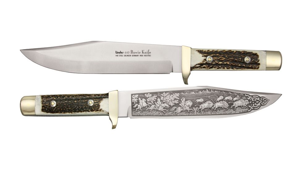 Linder Deluxe Bowie Knife, 15 1/8in. LD177525