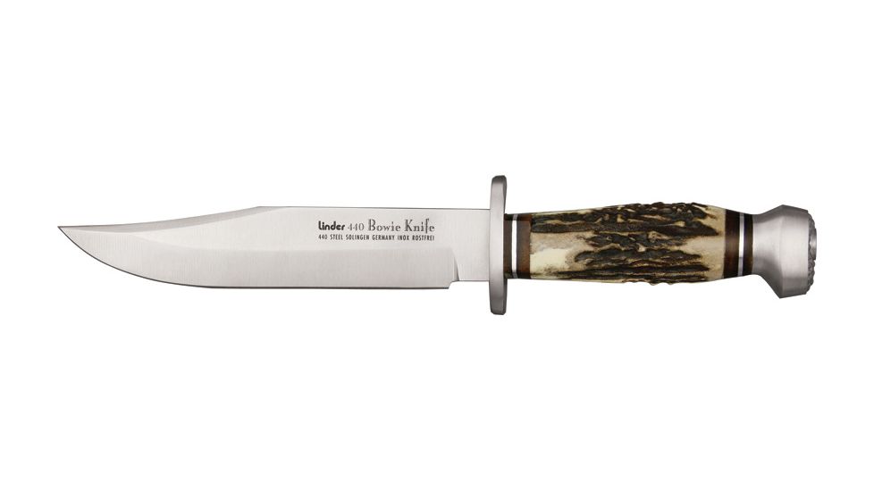 Linder Original 440A Stainless Bowie Knife, 12.25in. LD196018