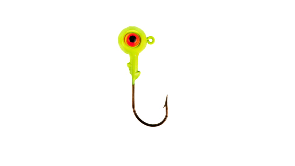 Lindy Jig, Chartreuse Yellow, 1/4oz, 6 per Pack, LJG512