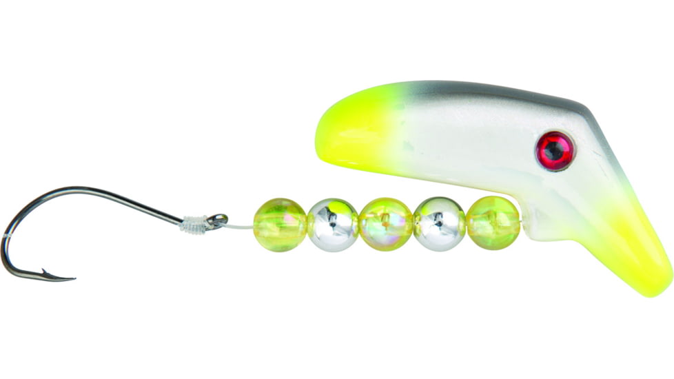 Lindy Lil Guy Fishing Rig With 36in 14 Lb Fluorocarbon Leader, Floating, Coward, 2in, LLG223