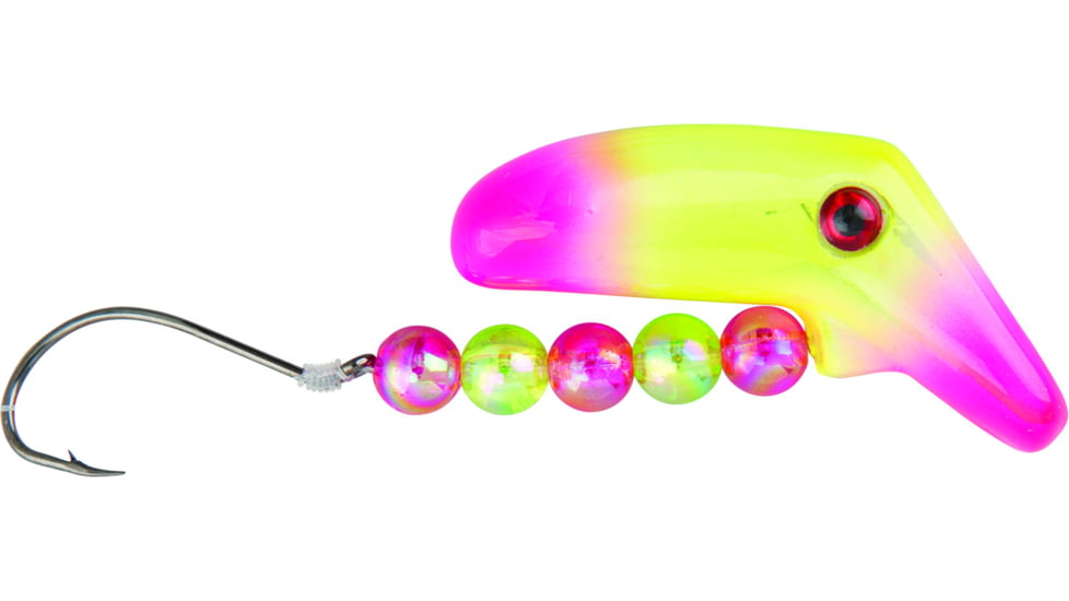 Lindy Lil Guy Fishing Rig With 36in 14 Lb Fluorocarbon Leader, Floating, Elton, 2in, LLG221