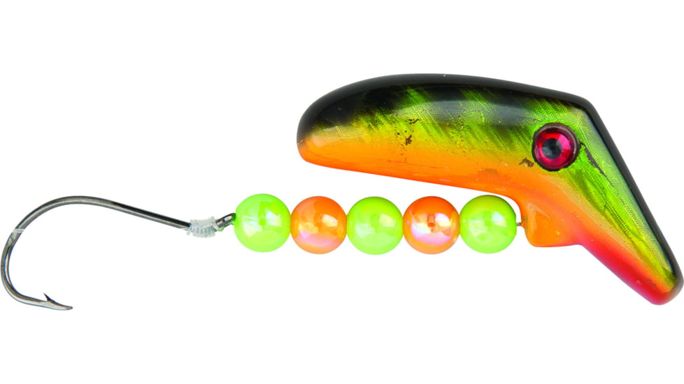 Lindy Lil Guy Fishing Rig With 36in 14 Lb Fluorocarbon Leader, Floating, Perch, 2in, LLG205