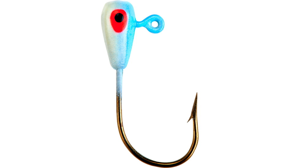 Lindy Live Bait Jig, 1/16 oz, Blue Glow, 8/Pack, LLBJ238