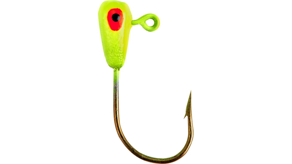 Lindy Live Bait Jig, 1/16 oz, Chartreuse Yellow, 8/Pack, LLBJ212