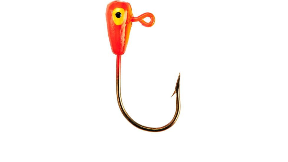 Lindy Live Bait Jig, 1/16 oz, Flo Orange, 8/Pack, LLBJ206