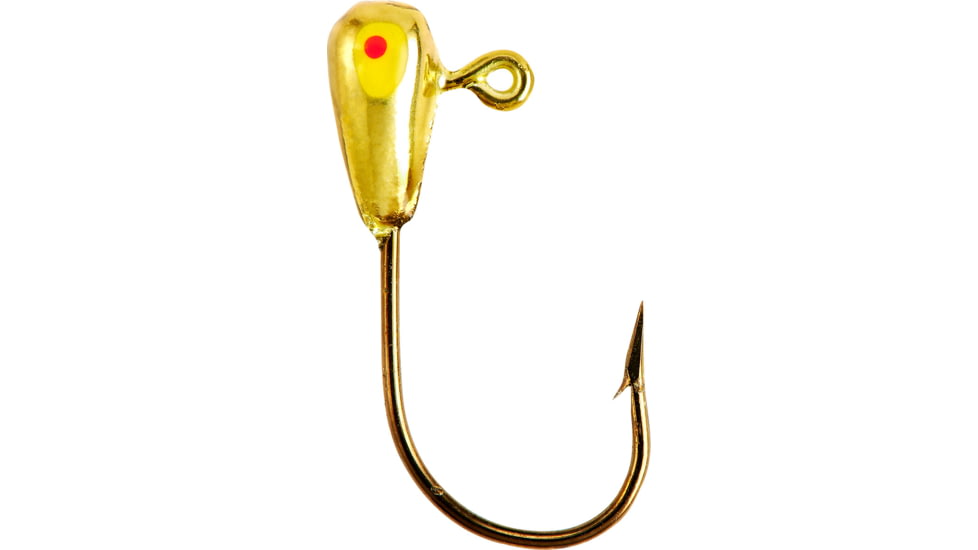 Lindy Live Bait Jig, 1/16 oz, Metallic Gold, 8/Pack, LLBJ250
