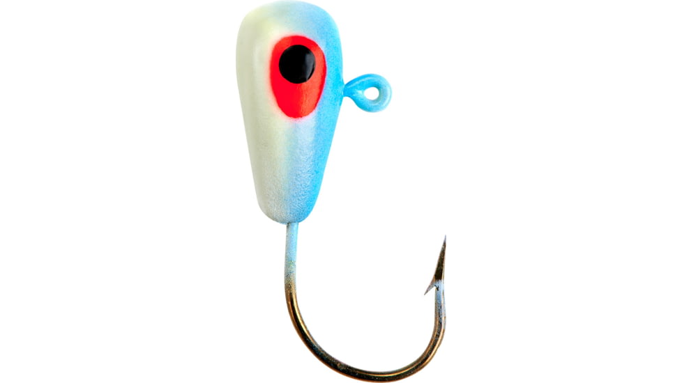 Lindy Live Bait Jig, Blue Glow, 1/4oz, 6 per Pack, LLBJ538