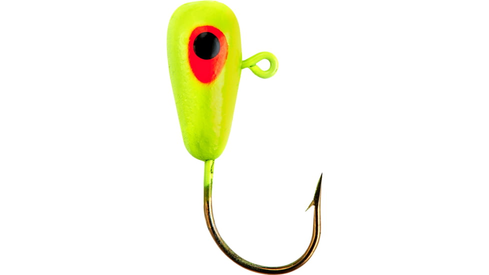 Lindy Live Bait Jig, Chart Yellow, 1/4oz, 6 per Pack, LLBJ512