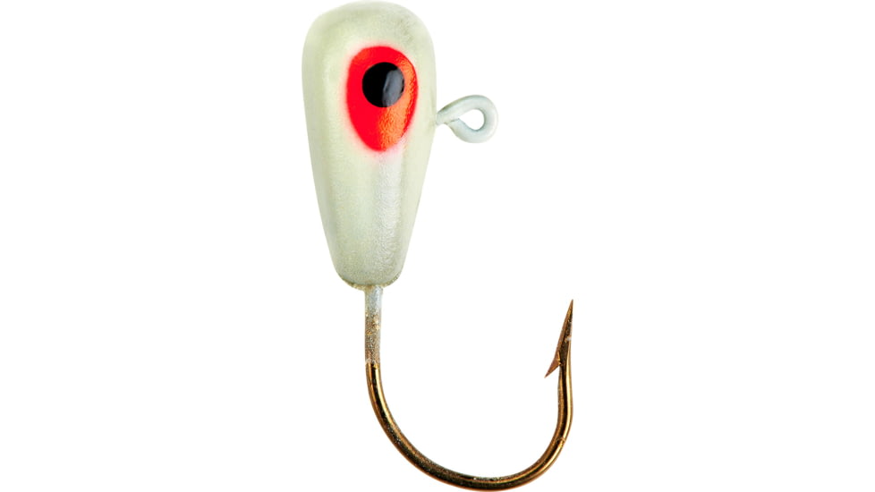 Lindy Live Bait Jig, Glow, 1/4oz, 6 per Pack, LLBJ537