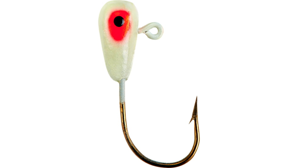 Lindy Live Bait Jig, Glow, 1/8oz, 7 per Pack, LLBJ337
