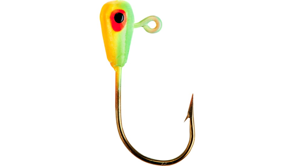 Lindy Live Bait Jig, Glow Perch, 1/16oz, LLBJ243