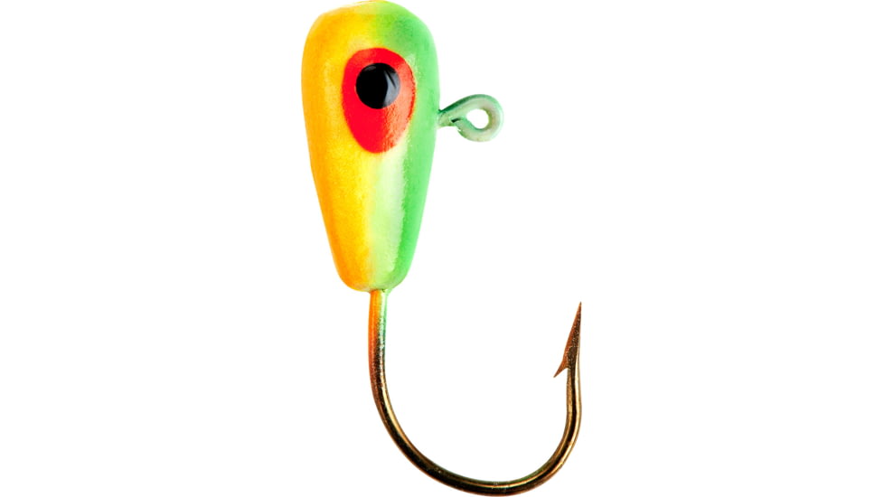 Lindy Live Bait Jig, Glow Perch, 1/4oz, 6 per Pack, LLBJ543