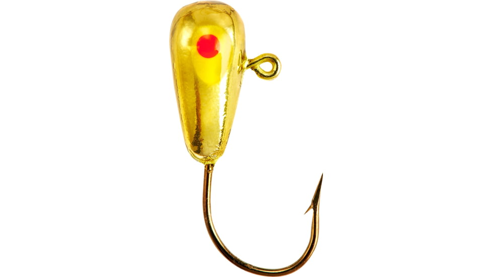 Lindy Live Bait Jig, Metallic Gold, 1/4oz, 6 per Pack, LLBJ550