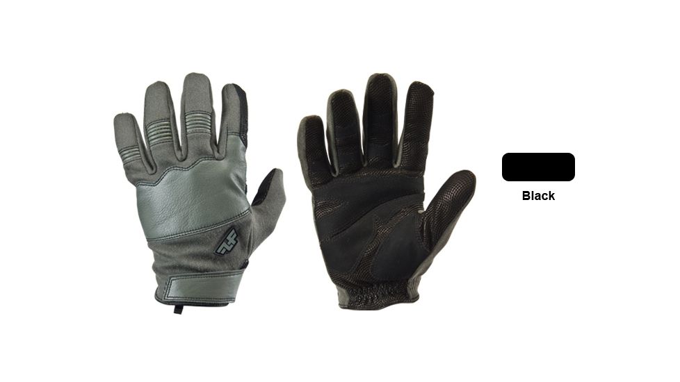 Line of Fire Operator Lt Unisex Glove, Black, Touch Screen, Small TS-OLT-BLK-SM