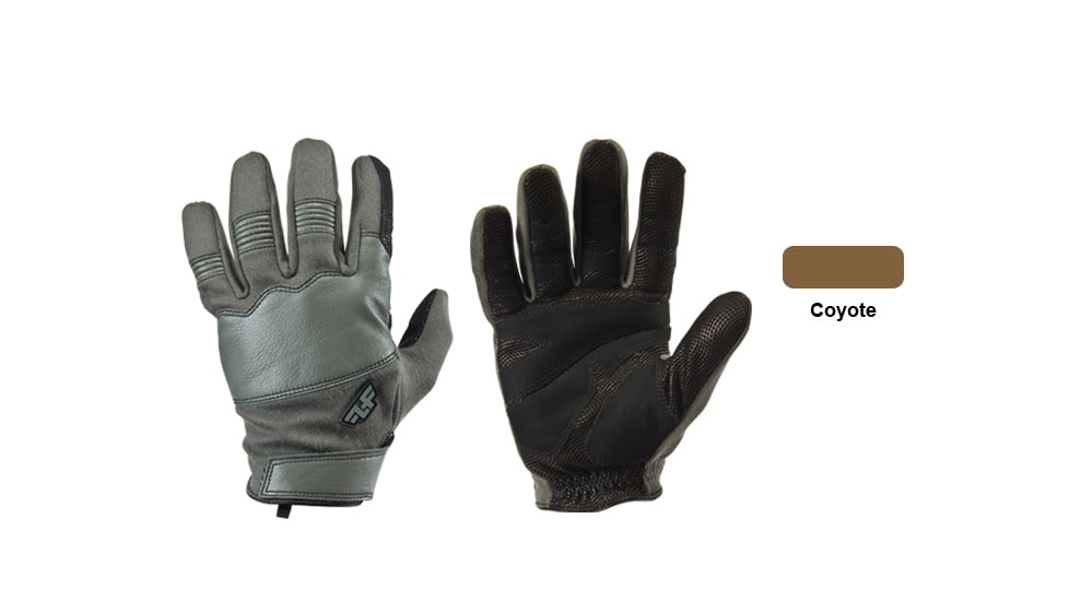 Line of Fire Operator Lt Unisex Glove, Coyote, Touch Screen, X-Large TS-OLT-CYT-XL