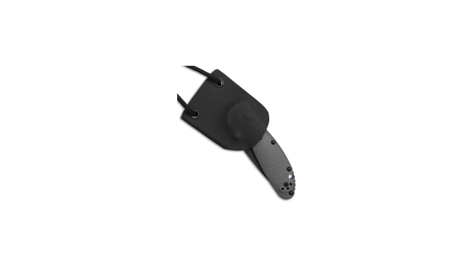 Linos Kydex Rapid Deployment Neck Sheath for Benchmade Mini Griptilian, Black, 2 inch, BHQ-19245