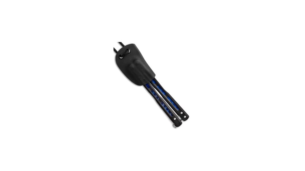 Linos Kydex Sheath for Benchmade 51 Balisong Series Knife, Black, 2.00 inch, BHQ-15329